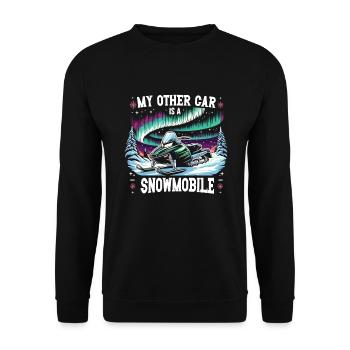 Aurora Aurora Tracker Alaska Wilderness - Sweat-shirt Unisexe - noir - Devant - Alina (178cm) & Michal (187cm)