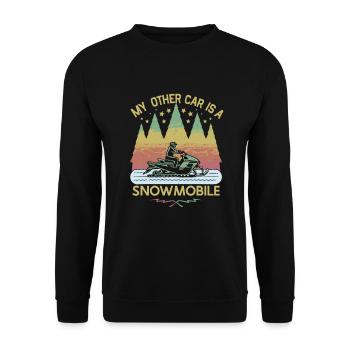 Aurora Aurora Tracker Alaska Wilderness - Sweat-shirt Unisexe - noir - Devant - Alina (178cm) & Michal (187cm)
