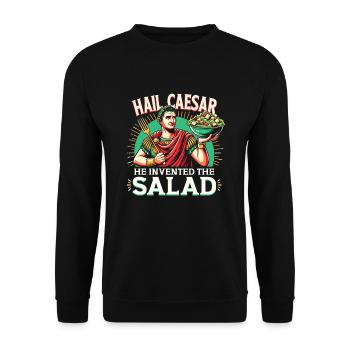 Jules César Histoire romaine Empire romain - Sweat-shirt Unisexe - noir - Devant - Alina (178cm) & Michal (187cm)