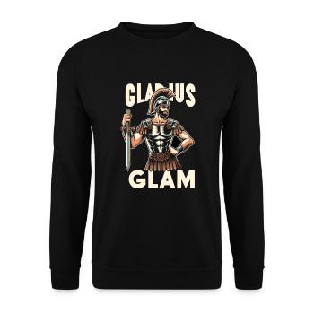 Julius Cäsar Römische Geschichte Römisches Reich - Unisex Pullover - Schwarz - Vorne - Alina (178cm) & Michal (187cm)