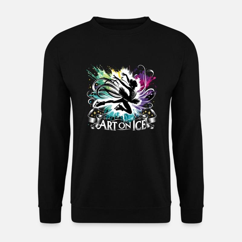 Ice Skating Ice Skaters - Unisex Sweatshirt - black