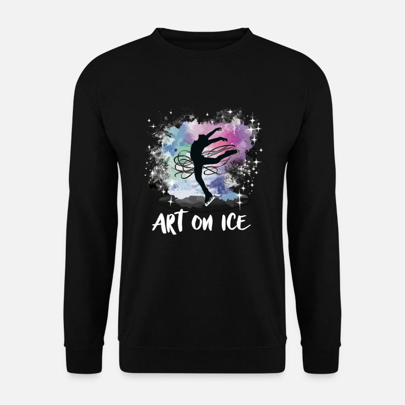 Ice Skating Ice Skaters - Unisex Sweatshirt - black