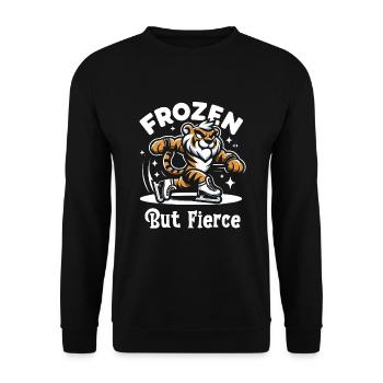 Patinage sur glace Patineurs sur glace - Sweat-shirt Unisexe - noir - Devant - Alina (178cm) & Michal (187cm)