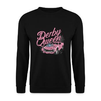 Demo Derby Demolition Derby Demolition Derby - Unisex Sweatshirt - black - Front - Alina (178cm) & Michal (187cm)