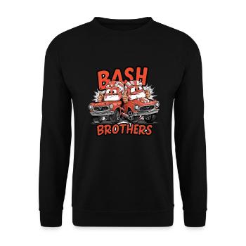 Demo Derby Demolition Derby Demolition Derby - Unisex Sweatshirt - black - Front - Alina (178cm) & Michal (187cm)