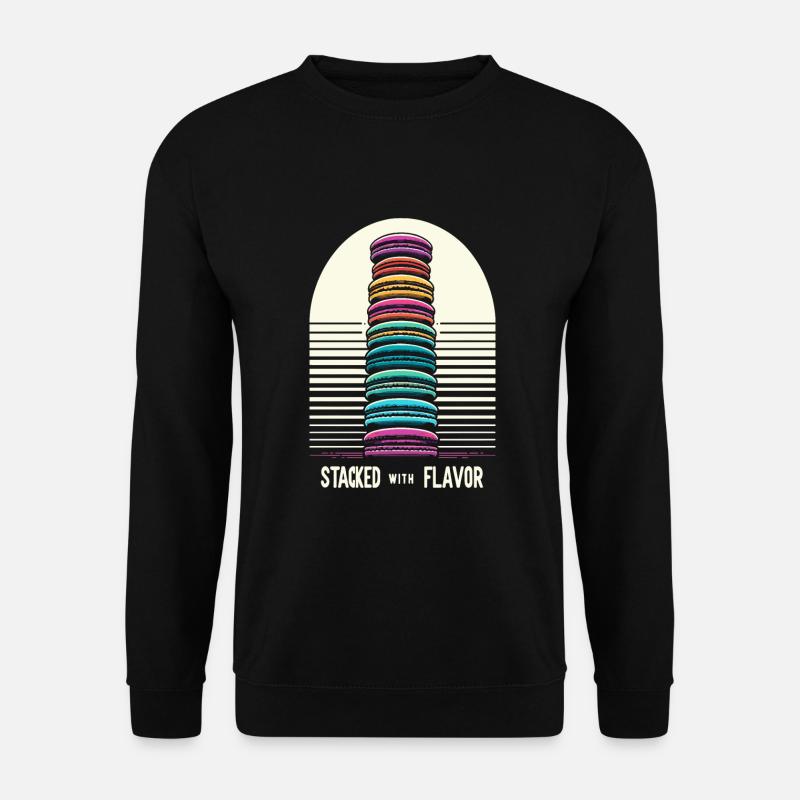 Macaron lovers French macarons - Unisex Sweatshirt - black