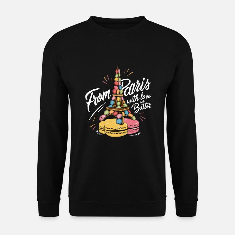 Macaron lovers French macarons - Unisex Sweatshirt - black