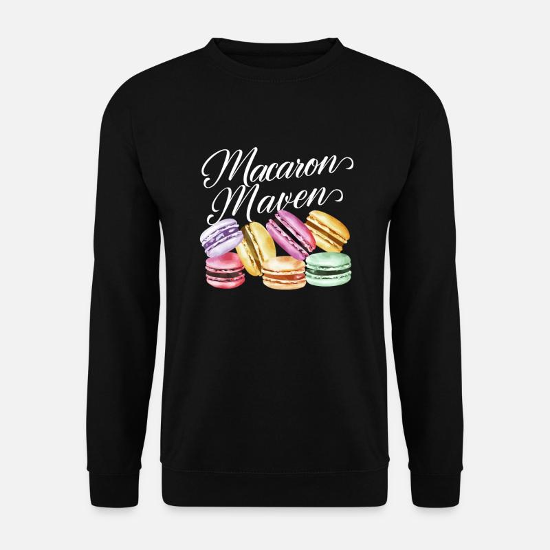 Macaron lovers French macarons - Unisex Sweatshirt - black