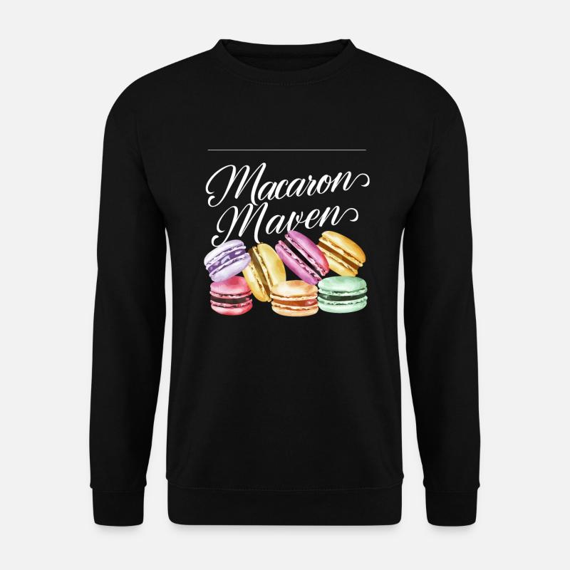 Macaron lovers French macarons - Unisex Sweatshirt - black
