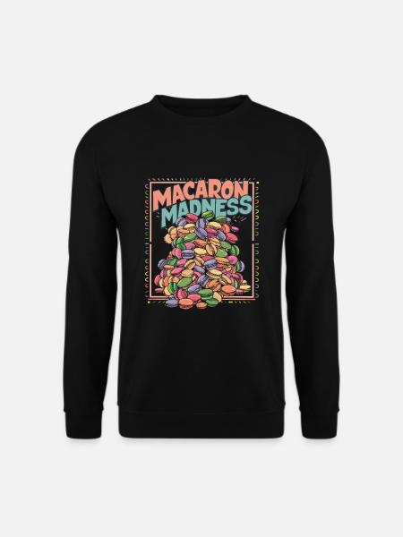 Macaron lovers French macarons - Unisex Sweatshirt - black