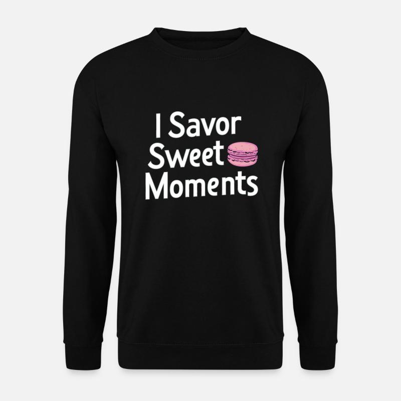 Macaron lovers French macarons - Unisex Sweatshirt - black