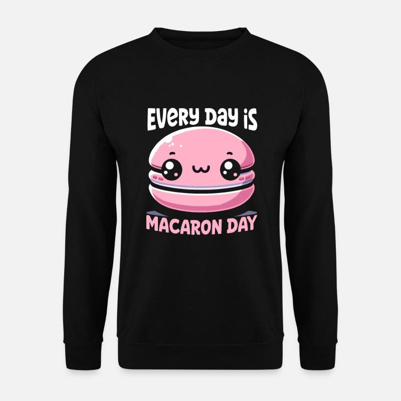Macaron lovers French macarons - Unisex Sweatshirt - black