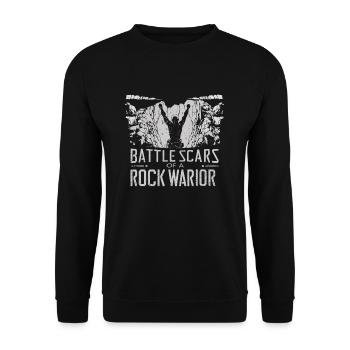Escalade, Aventure en plein air, Escalade de bloc - Sweat-shirt Unisexe - noir - Devant - Alina (178cm) & Michal (187cm)