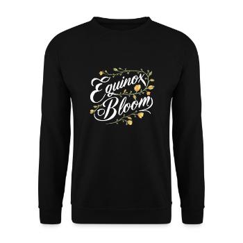 Ostara Eostre Equinox Witch Pagan Goddess Rituals - Unisex Sweatshirt - black - Front - Alina (178cm) & Michal (187cm)