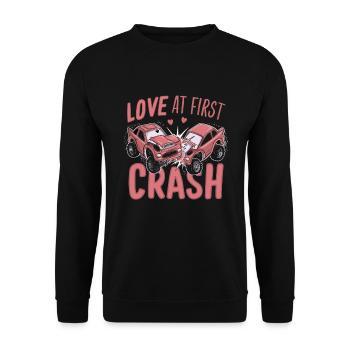 Demo Derby Demolition Derby Demolition Derby - Unisex Sweatshirt - black - Front - Alina (178cm) & Michal (187cm)