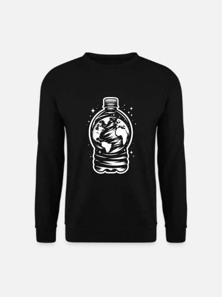 Anti-littering No Environmental Waste Recycle - Unisex Sweatshirt - black
