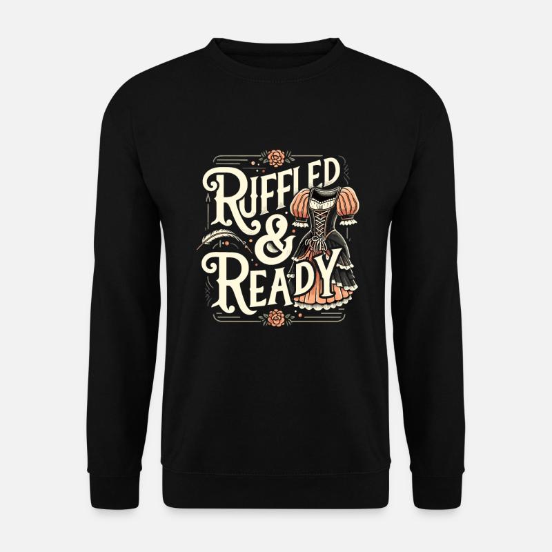 Renaissance Fairground Outfit Medieval - Unisex Sweatshirt - black