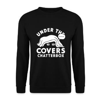 Sprechen Im Schlaf, Somniloquy, Sprechen Im - Unisex Pullover - Schwarz - Vorne - Alina (178cm) & Michal (187cm)