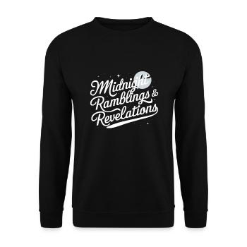 Sprechen Im Schlaf, Somniloquy, Sprechen Im - Unisex Pullover - Schwarz - Vorne - Alina (178cm) & Michal (187cm)