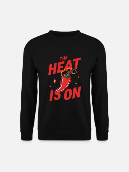 Lovers of spicy food, Chili Peppers Chef - Unisex Sweatshirt - black