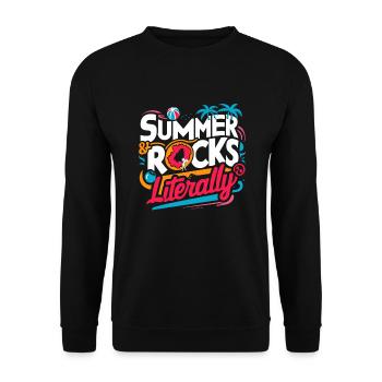 Geologie-steinjagd Achat-jäger-steinsammeln - Unisex Pullover - Schwarz - Vorne - Alina (178cm) & Michal (187cm)