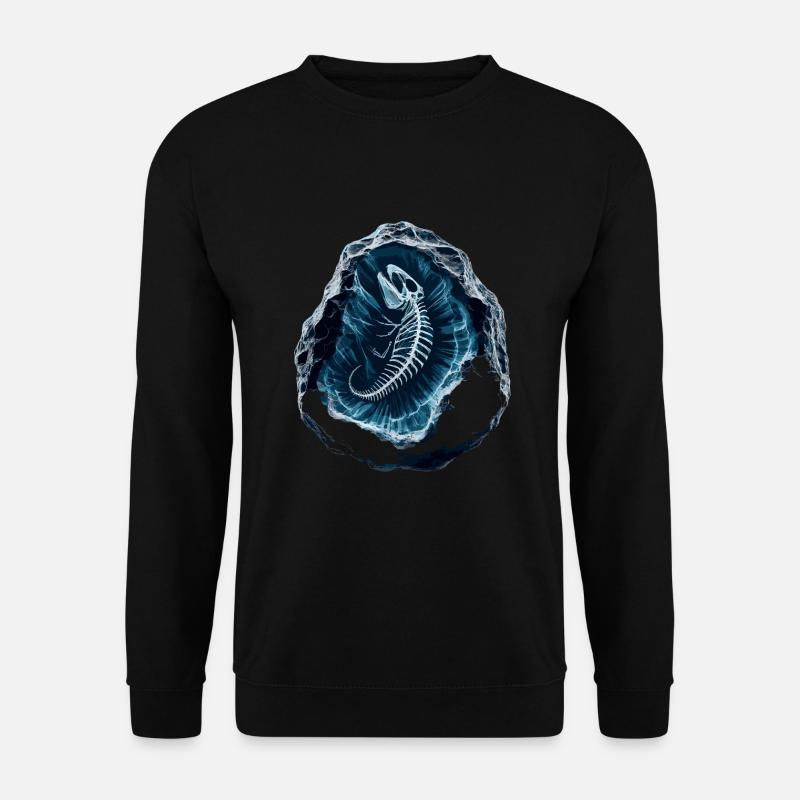 Fossilienjäger Fossilienjagd Paläontologe - Unisex Pullover - Schwarz