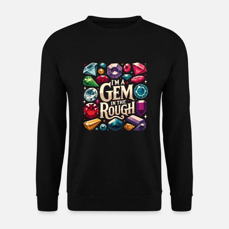 Geologie-steinjagd Achat-jäger-steinsammeln - Unisex Pullover - Schwarz