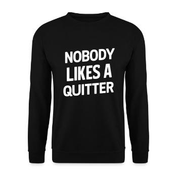 Recovery from alcohol dependence sobriety a a - Unisex Sweatshirt - black - Front - Alina (178cm) & Michal (187cm)