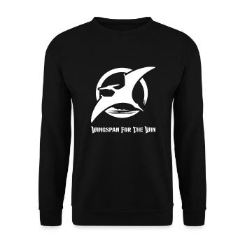 Fossil Hunter, Fossil Hunter, Paleontologist - Unisex Sweatshirt - black - Front - Alina (178cm) & Michal (187cm)