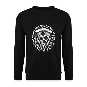 Fossil Hunter, Fossil Hunter, Paleontologist - Unisex Sweatshirt - black - Front - Alina (178cm) & Michal (187cm)