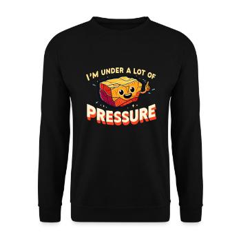 Geologie-steinjagd Achat-jäger-steinsammeln - Unisex Pullover - Schwarz - Vorne - Alina (178cm) & Michal (187cm)