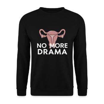 Hysterektomie-operation Zur Wiederherstellung Der - Unisex Pullover - Schwarz - Vorne - Alina (178cm) & Michal (187cm)