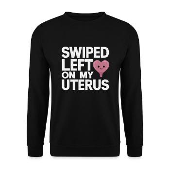 Hystérectomie pour restaurer la - Sweat-shirt Unisexe - noir - Devant - Alina (178cm) & Michal (187cm)