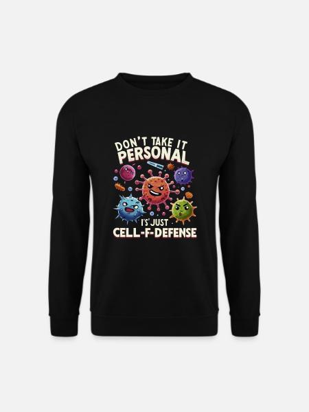 Microbiologist Microbiology Lab Staph Biology - Unisex Pullover - Schwarz