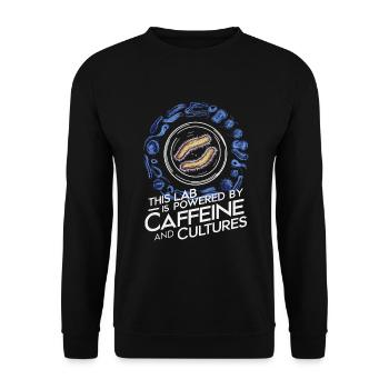 Microbiologist Microbiology Lab Staph Biology - Unisex Pullover - Schwarz - Vorne - Alina (178cm) & Michal (187cm)