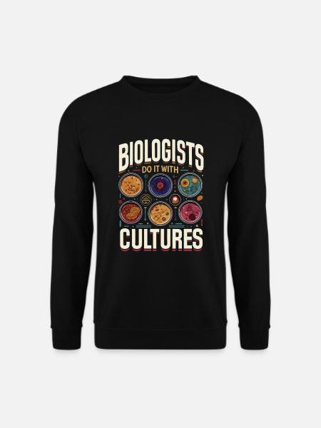 Microbiologist Microbiology Lab Staph Biology - Unisex Sweatshirt - black