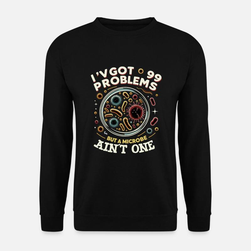 Microbiologist Microbiology Lab Staph Biology - Unisex Pullover - Schwarz