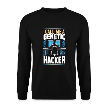 Microbiologist Microbiology Lab Staph Biology - Unisex Sweatshirt - black - Front - Alina (178cm) & Michal (187cm)
