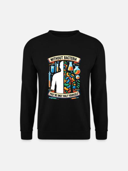 Microbiologist Microbiology Lab Staph Biology - Unisex Sweatshirt - black