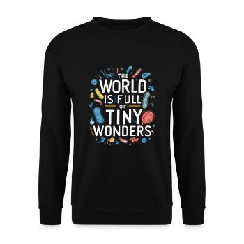 Microbiologist Microbiology Lab Staph Biology - Unisex Sweatshirt - black - Front - Alina (178cm) & Michal (187cm)