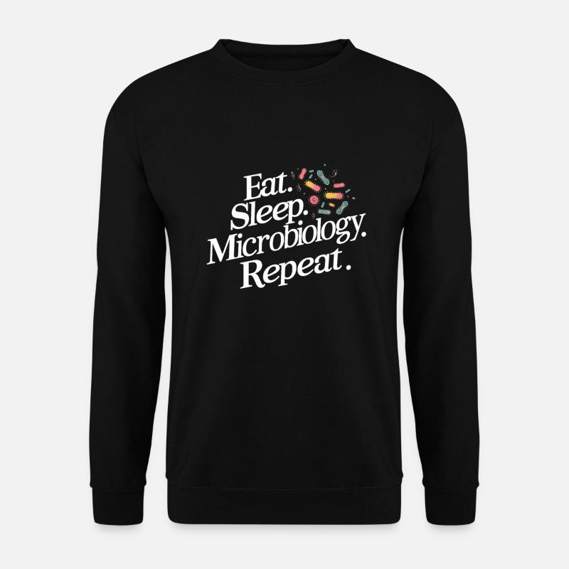 Microbiologist Microbiology Lab Staph Biology - Unisex Pullover - Schwarz