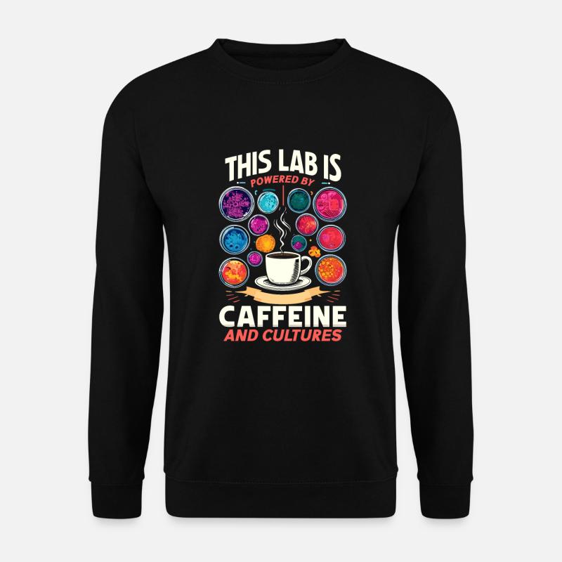 Microbiologist Microbiology Lab Staph Biology - Unisex Pullover - Schwarz