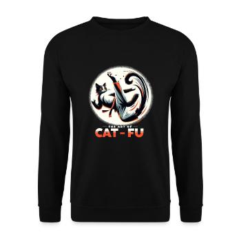 Kung Fu Chinesisches Kung Fu Asiatisches Kung Fu - Unisex Pullover - Schwarz - Vorne - Alina (178cm) & Michal (187cm)