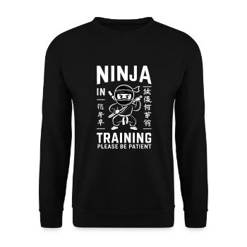Kung Fu Chinesisches Kung Fu Asiatisches Kung Fu - Unisex Pullover - Schwarz - Vorne - Alina (178cm) & Michal (187cm)