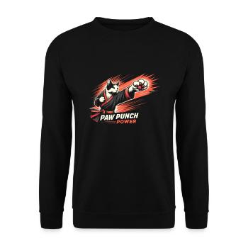 Kung Fu Chinese Kung Fu Asian Kung Fu - Unisex Sweatshirt - black - Front - Alina (178cm) & Michal (187cm)