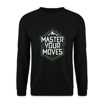 Kung Fu Chinesisches Kung Fu Asiatisches Kung Fu - Unisex Pullover - Schwarz - Vorne - Alina (178cm) & Michal (187cm)