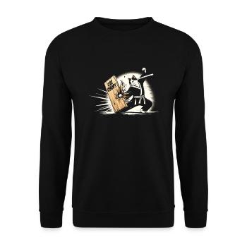 Kung Fu Chinesisches Kung Fu Asiatisches Kung Fu - Unisex Pullover - Schwarz - Vorne - Alina (178cm) & Michal (187cm)