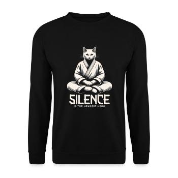 Kung Fu Chinese Kung Fu Asian Kung Fu - Unisex Sweatshirt - black - Front - Alina (178cm) & Michal (187cm)