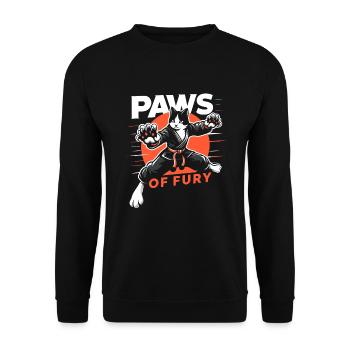 Kung Fu Chinesisches Kung Fu Asiatisches Kung Fu - Unisex Pullover - Schwarz - Vorne - Alina (178cm) & Michal (187cm)