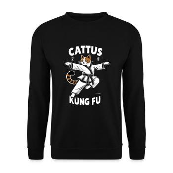 Kung Fu Chinesisches Kung Fu Asiatisches Kung Fu - Unisex Pullover - Schwarz - Vorne - Alina (178cm) & Michal (187cm)